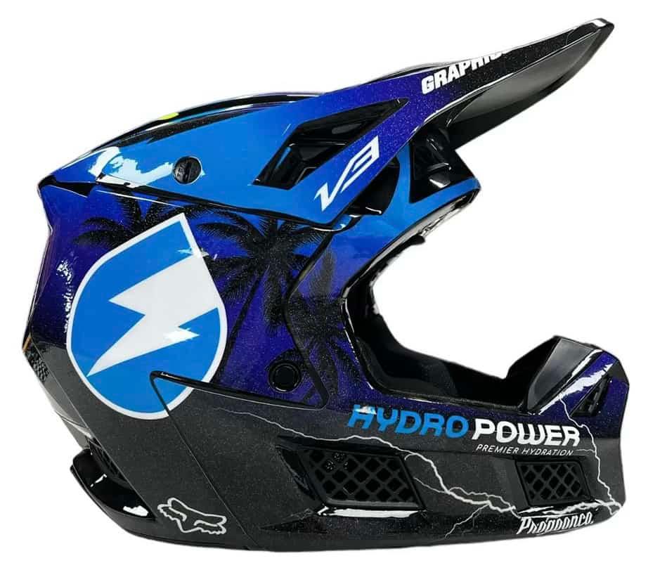 can you wrap a motorcycle helmet Custom Hydro Power Helmet Wrap