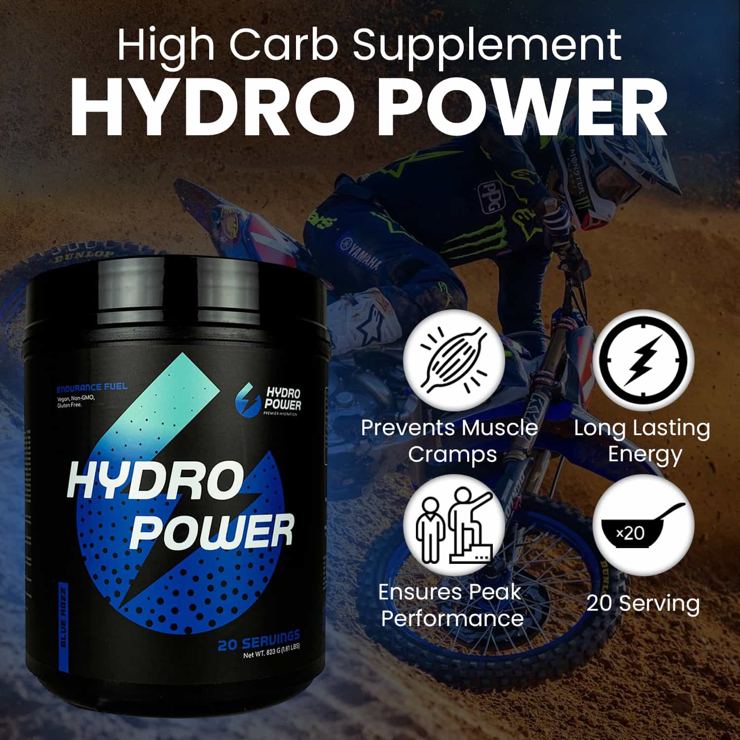 Blue Razz Hydro Power Endurance Fuel