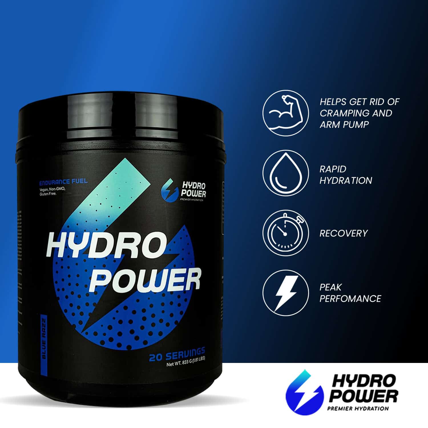 Hydro Power Endurance Fuel Revamped Formula - 20 Servings