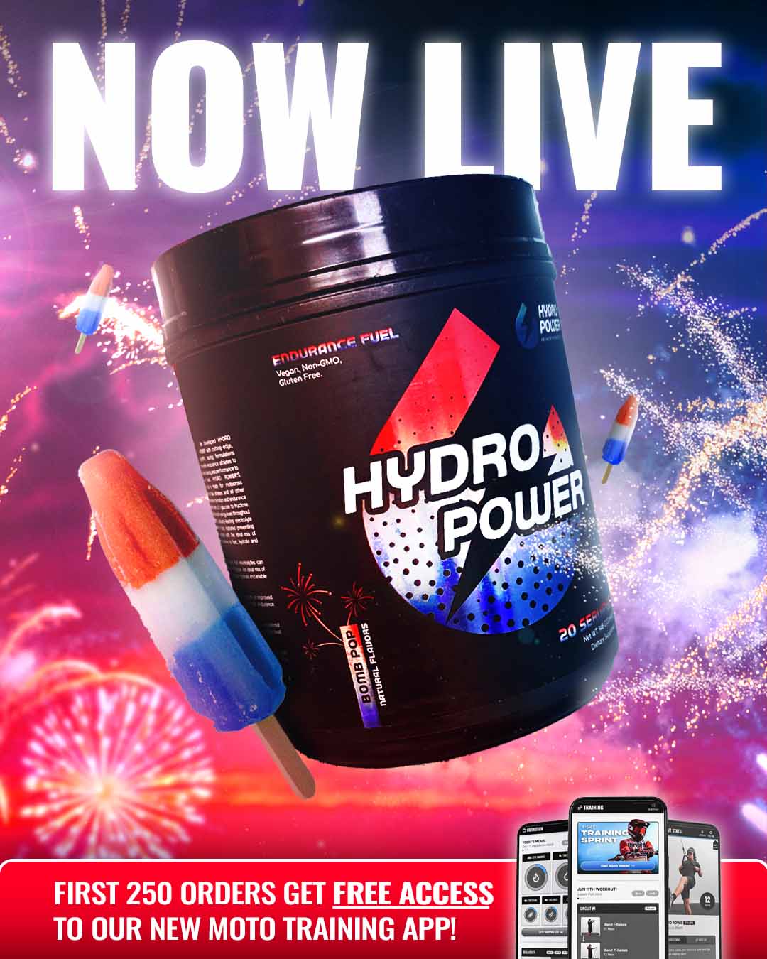 LIMITED EDITION: "Bomb Pop" Endurance Fuel