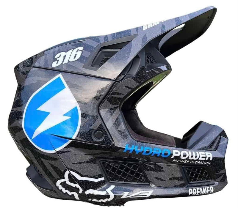 Custom Hydro Power Helmet Wrap