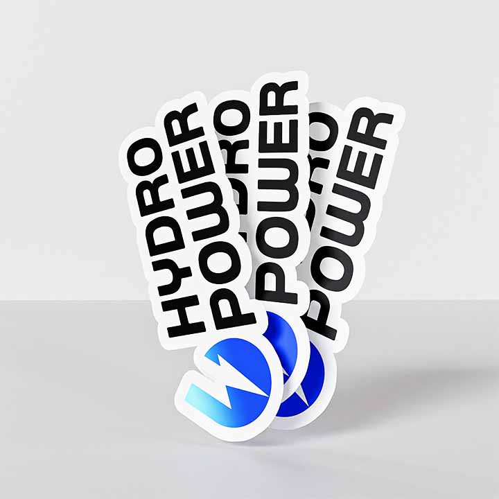 HP Bike Decal Stickers