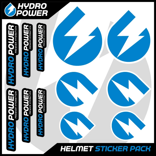 Hydro Power Universal Helmet Decal Kit - Sparkly