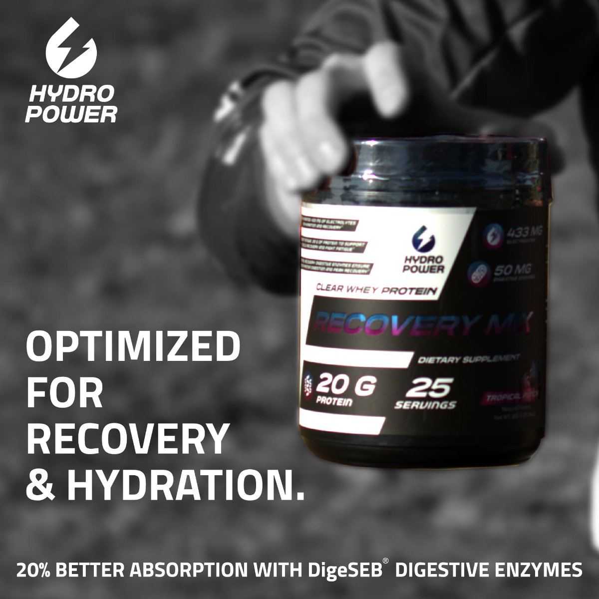 HP Clear Whey Recovery Mix - 25 Servings