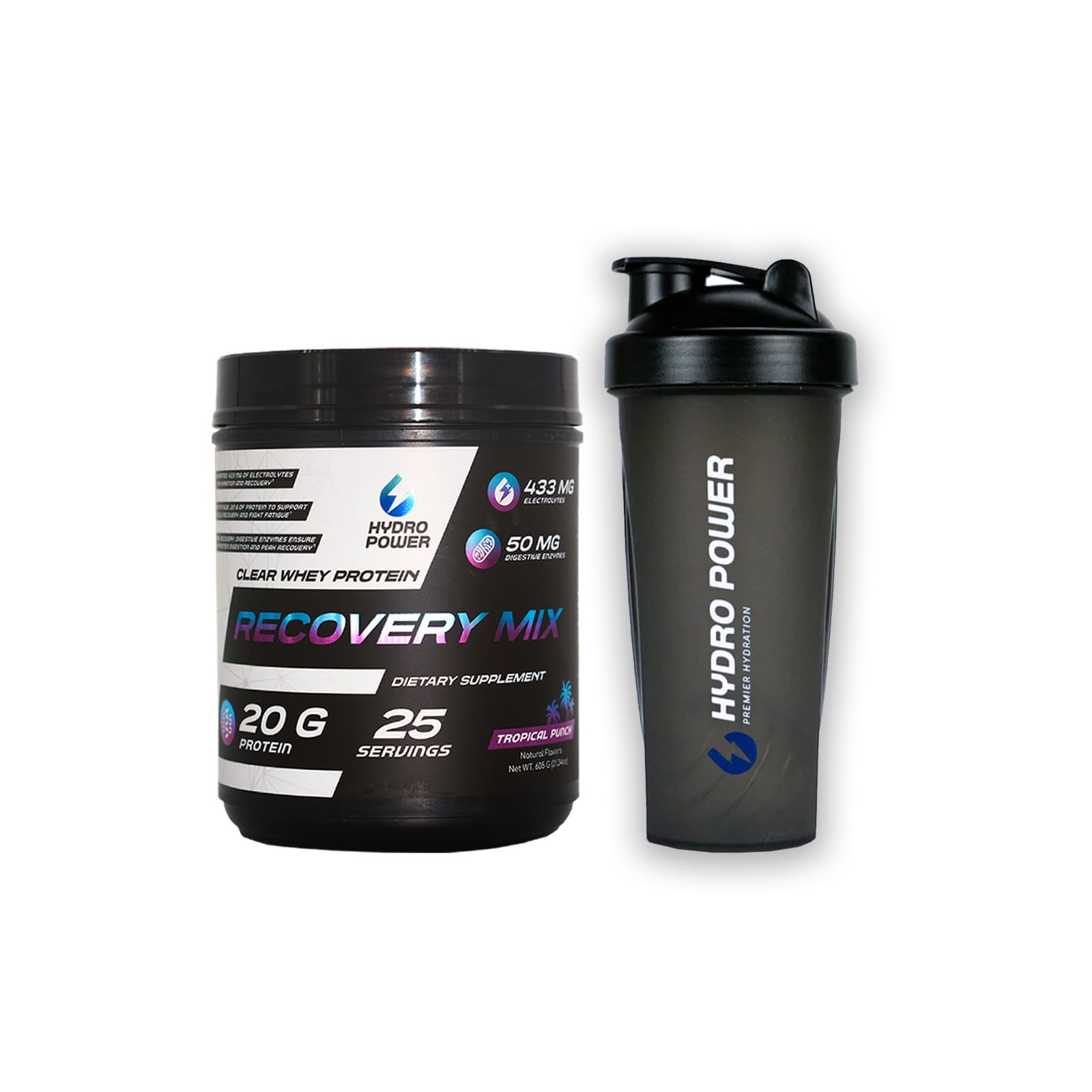 Hydro Power Clear Whey Starter Pack - Clear Whey + Bottle