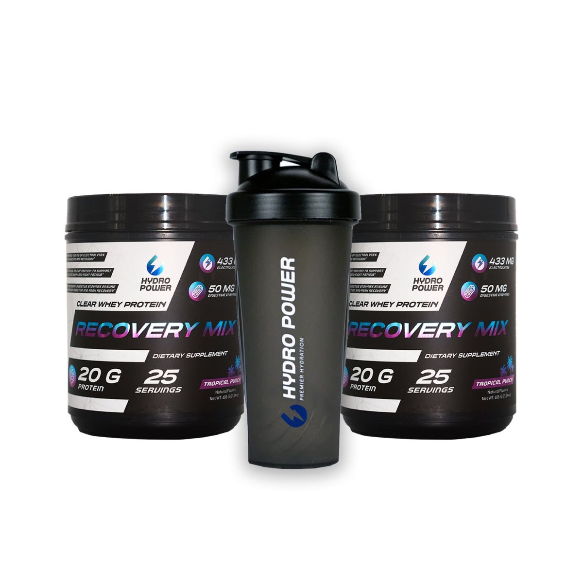 Hydro Power Recover Stack Bundle - 2x Clear Whey + Bottle