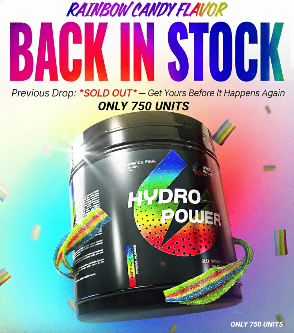LIMITED EDITION: "Rainbow Candy" Endurance Fuel + FREE Shaker + Stickers